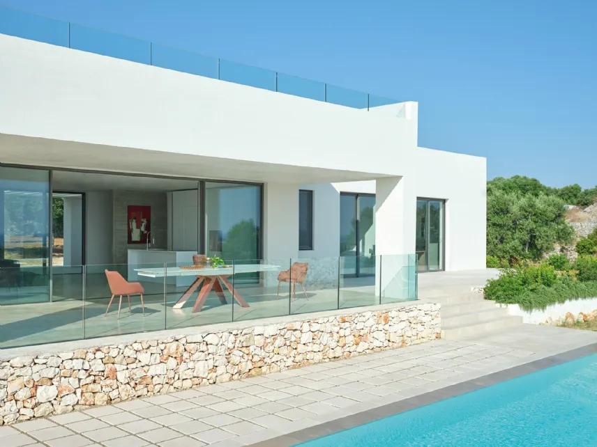 Tavolo allungabile in vetroceramica Cosmo T72 di Friulsedie