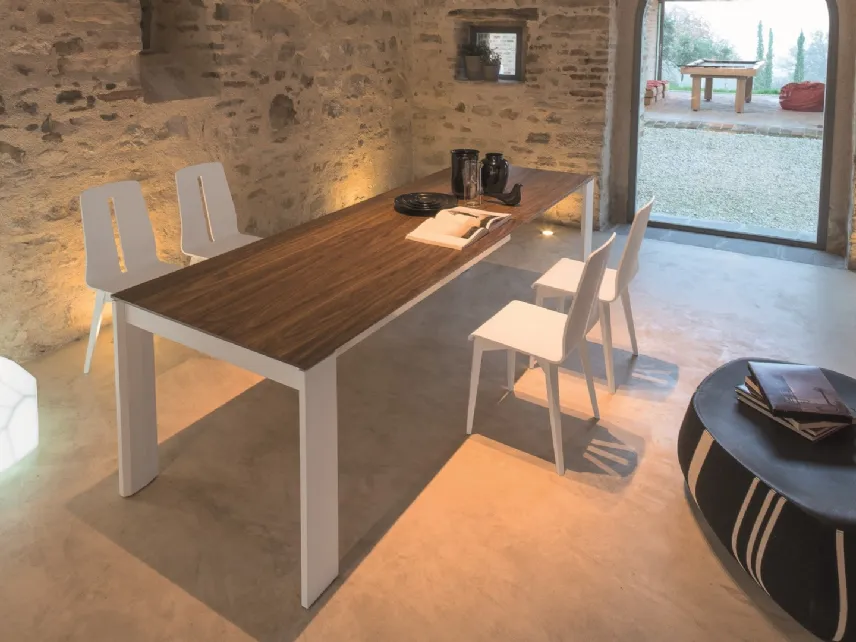 Tavolo allungabile con top in melaminico Madison T97 di Friulsedie
