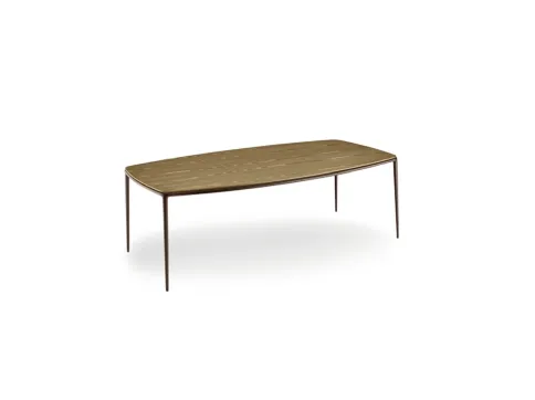 Tavolo Lea con top in legno di Midj