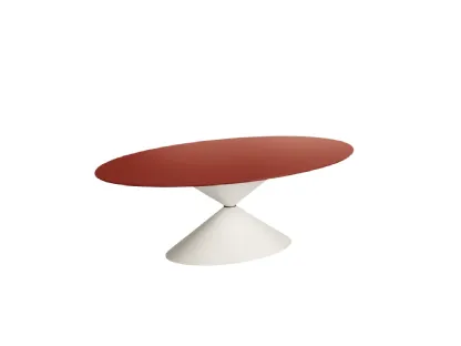 Tavolo di design Clessidra Ellittico di Midj