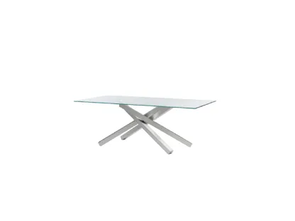 Tavolo Pechino con top in vetro di Midj