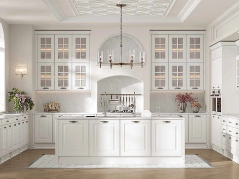 Cucina Classica con isola Afrodite Liberty di Arrex