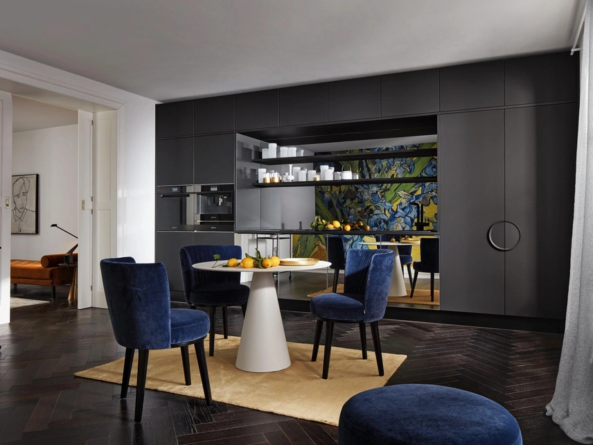 Cucina Design lineare Neo Mirror 04 di Nolte