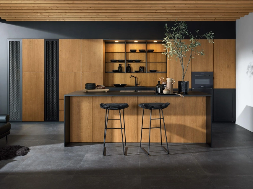 Cucina Design con isola Neo Nature 08 di Nolte