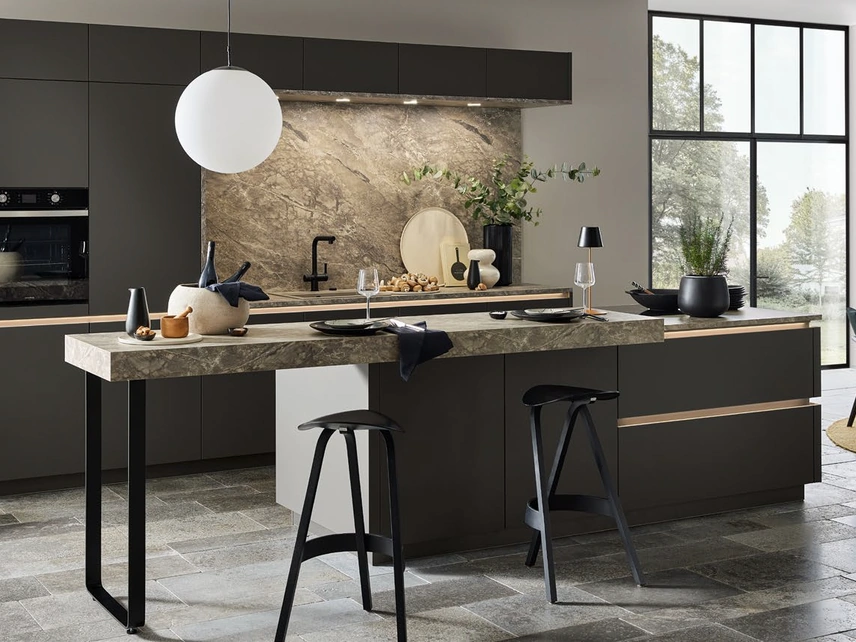 Cucina Moderna Artline Velluto Grafite di Nolte