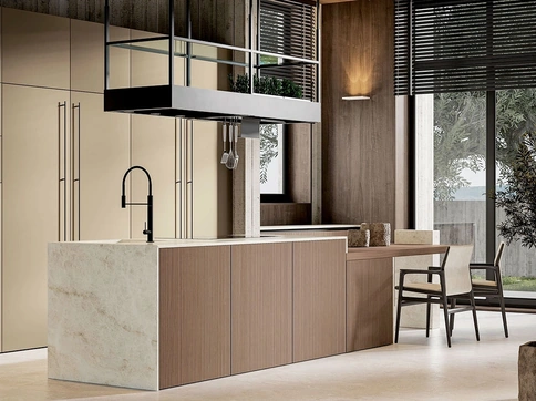 Cucina Moderna con isola Daytona Game di Arrex